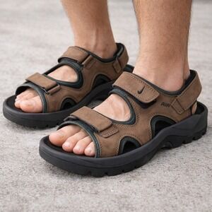 Nike Air Golf Sandals Mens 12 Brown Vintage Spiked Athletic Shoes Sport